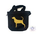 Black&Tan Coonhound Jutalomfalat tartó állítható övvel