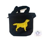 Flat Coated Retriever Jutalomfalat tartó állítható övvel