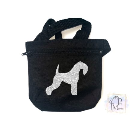 Kerry Blue Terrier Jutalomfalattartó állítható övvel