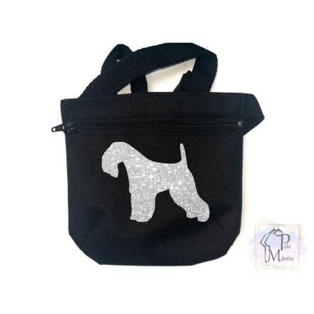 Lakeland Terrier Jutalomfalat tartó állítható övvel