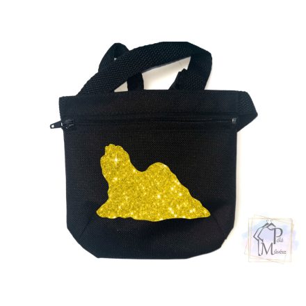 Máltai Selyemkutya Jutalomfalat tartó állítható övvel