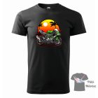 Motoros póló - Kawasaki póló / pulcsi