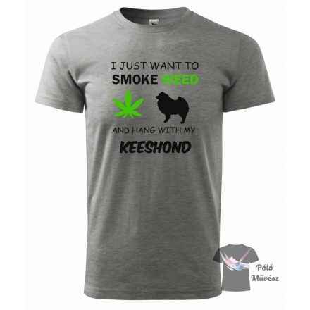 Keeshond póló - Keeshond ajándék - Kutyás póló - Egyedi Feliratos póló