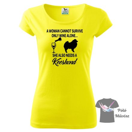 Keeshond póló - Keeshond ajándék - Kutyás póló - Egyedi Feliratos póló