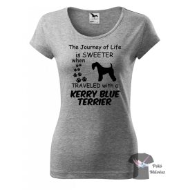   Kerry Blue Terrier póló - Kutyás póló - Egyedi Feliratos póló