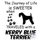 Kerry Blue Terrier póló - Kutyás póló - Egyedi Feliratos póló