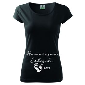 Kismama póló - Hamarosan érkezik póló/pulcsi