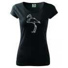 Flamingo strasszos póló