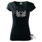 Hattyú strasszos póló