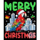 Karácsonyi Papagáj póló - Madaras póló - Egyedi póló