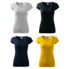 Egyedi strasszos Női kerek nyakú póló - Pure