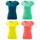 Egyedi strasszos Női kerek nyakú póló - Pure