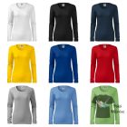 Fényképes Női hosszú ujjú  póló - Slim