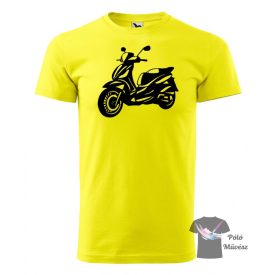 Motoros póló - Piaggio beverly póló - Egyedi póló