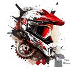 Motocross póló - Motoros póló - Motoros pulcsi - Egyedi Feliratos Póló