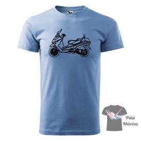   Piaggio XEvo 250ie póló - Motoros póló - Motoros pulcsi - Egyedi Feliratos Póló