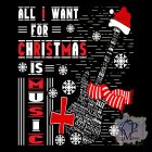 All I want for Christmas is music póló - Zene Póló
