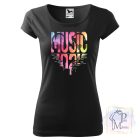 Music póló - Zene Póló