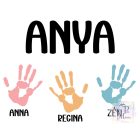 Anya feliratú póló nevekkel - Póló Saját szöveggel