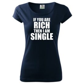 Vicces póló -  I'm Single póló