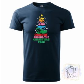   Crocin’ papucs karácsonyfás póló - Vicces póló - Egyedi Feliratos póló