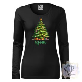   Fa-szom karácsonyi stílusú póló - Vicces póló - Egyedi Feliratos póló