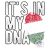 It's in my DNA Magyarország Póló - Vicces póló - Egyedi Feliratos póló