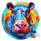 Víziló póló - Állatos Póló - Egyedi póló