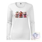 Karácsonyi Bocis póló - Állatos Póló - Egyedi póló