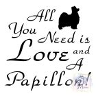 Papillon póló - Papillon pulcsi - Kutyás póló - Egyedi Feliratos póló