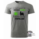 Papillon póló - Papillon pulcsi - Kutyás póló - Egyedi Feliratos póló