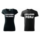 Páros póló - Legjobb Férj Legjobb Feleség Páros Póló