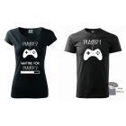Páros póló - Gamer Kismama páros póló