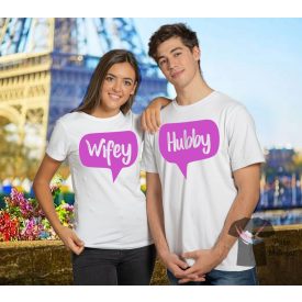   Páros póló -  Egyedi Feliratos póló - Valentin Nap Póló