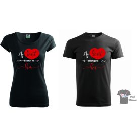   Páros póló -  Egyedi Feliratos póló - Valentin Nap Póló