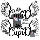 Páros póló - Mr & Mrs Cupid páros póló - Egyedi Feliratos póló 