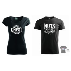   Páros póló - Karácsonyi páros póló - Chest Nuts páros póló 