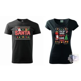   Páros póló - Karácsonyi páros póló - Karácsonyi vicces póló 