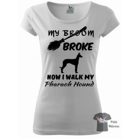   Fáraókutya póló - Pharaoh Hound póló - Kutyás póló - Egyedi Feliratos póló