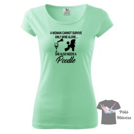   Uszkár póló - Poodle pulcsi - Kutyás póló - Egyedi Feliratos póló
