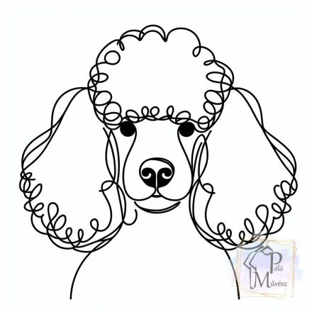 Uszkár póló - Poodle pulcsi - Kutyás póló - Egyedi Feliratos póló