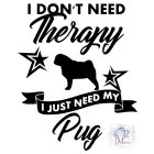 Mopsz póló - Pug póló - Kutyás póló - Egyedi Feliratos póló
