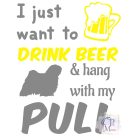 Puli póló - Puli pulcsi - Kutyás póló - Egyedi Feliratos póló