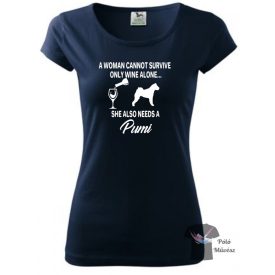   Pumi póló - Pumi pulcsi - Kutyás póló - Egyedi Feliratos póló