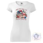 Karácsonyi Olvasós póló - Olvasás póló - Egyedi Feliratos póló