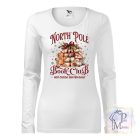 North Pole Book Club Póló - Karácsonyi Olvasós póló - Olvasás póló - Egyedi Feliratos póló