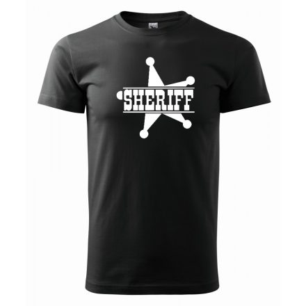 Sheriff póló - Egyedi Feliratos Póló