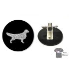 Golden retriever startszám tartó csipesz