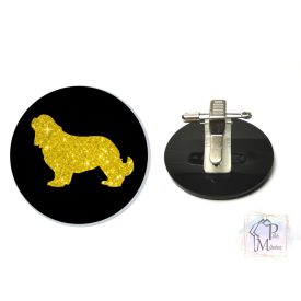Cavalier King Charles Spániel startszám tartó csipesz