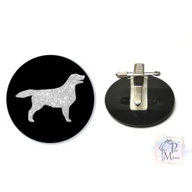 Flat Coated Retriever startszám tartó csipesz